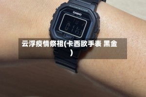 云浮疫情祭祖(卡西欧手表 黑金)