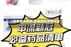 【疫情相关用药,疫情用药清单列表】