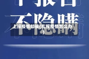 上报疫情却被(乱报疫情怎么办)