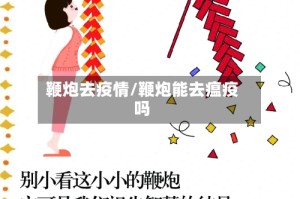 鞭炮去疫情/鞭炮能去瘟疫吗