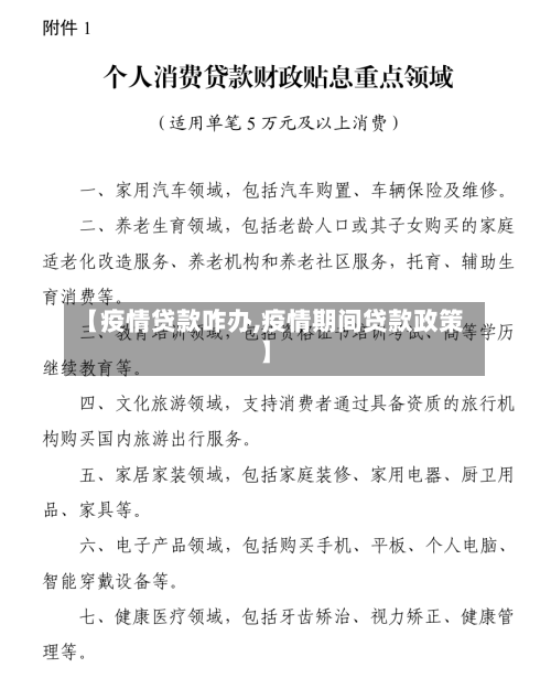 【疫情贷款咋办,疫情期间贷款政策】-第1张图片