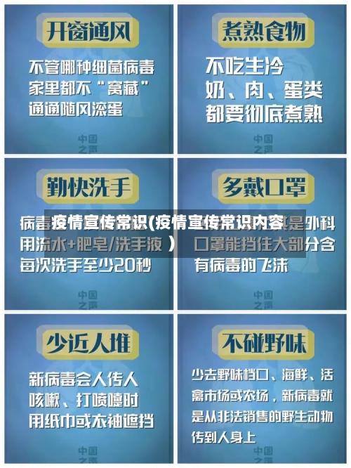 疫情宣传常识(疫情宣传常识内容)-第2张图片