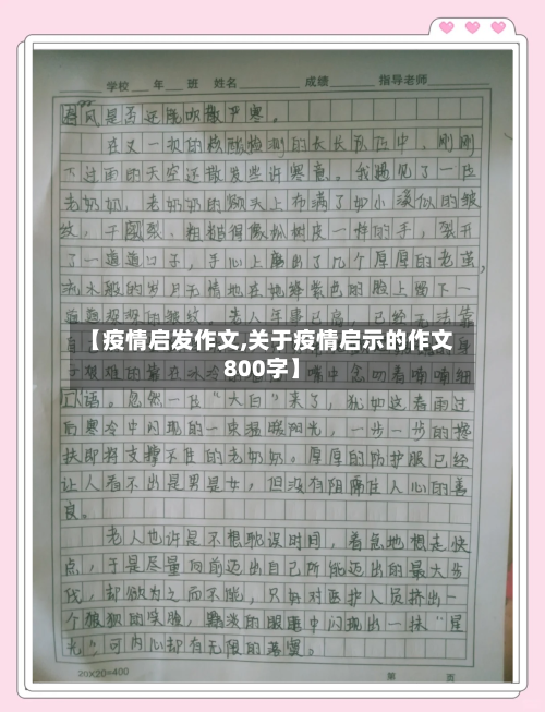 【疫情启发作文,关于疫情启示的作文800字】-第2张图片