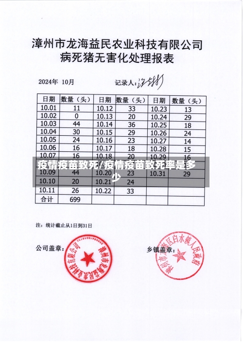 疫情疫苗致死/疫情疫苗致死率是多少-第1张图片