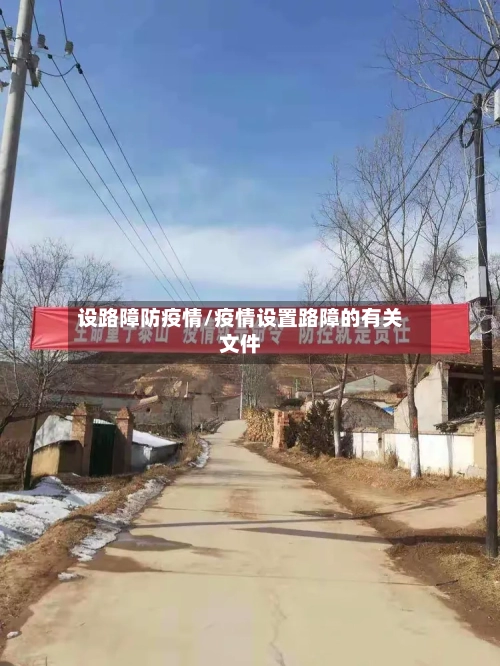 设路障防疫情/疫情设置路障的有关文件-第1张图片