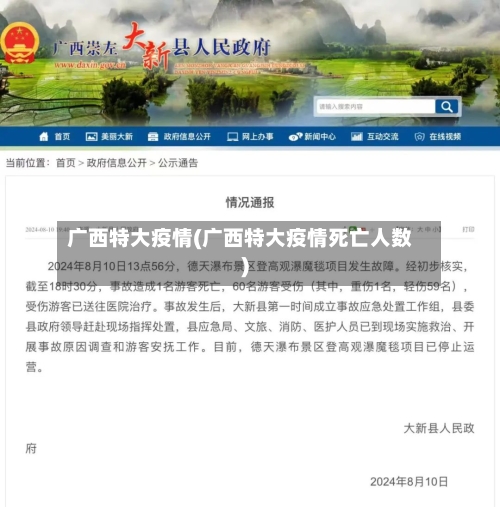 广西特大疫情(广西特大疫情死亡人数)-第2张图片