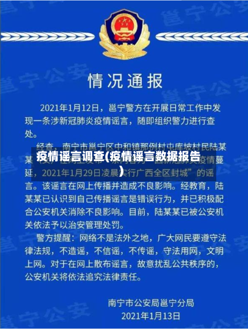 疫情谣言调查(疫情谣言数据报告)-第1张图片